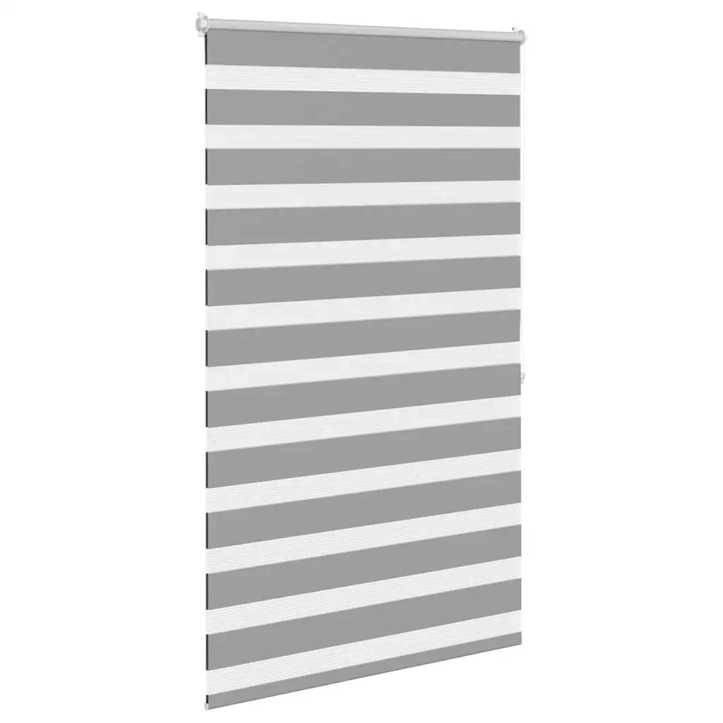 Tenda a rullo zebra-Tenda avvolgibile 100,9x175 cm Larghezza tessuto 96,7 cm grigio