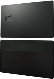 Carta di Credito in Metallo - 2 Pezzi - Ottone - Chip 4442 - Striscia Magnetica - Controllo di Accesso - Dimensioni 86x54x0,8 mm - Tessera di Visita