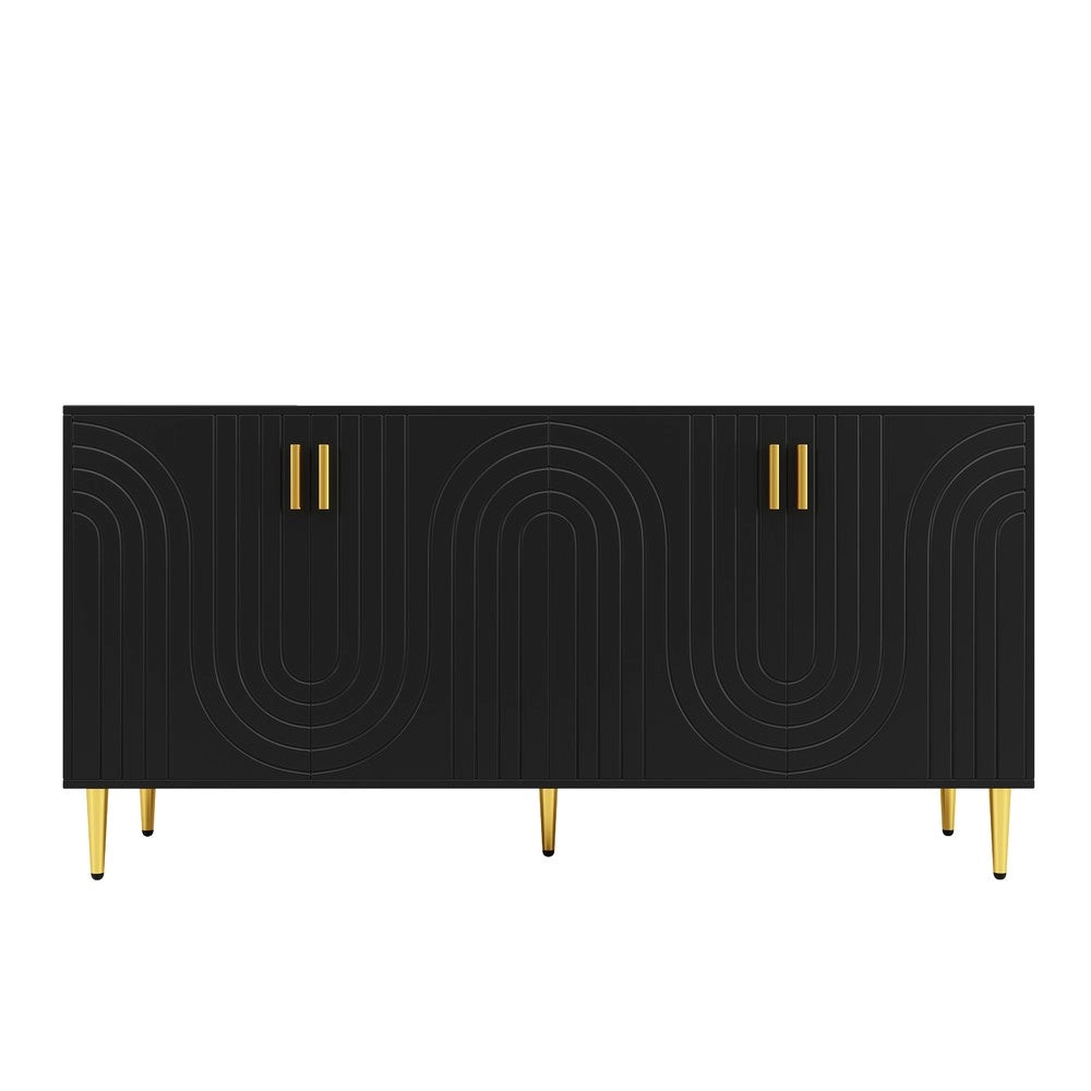 Consolle nero ¨C Minimal ¨C 152x40x75 cm