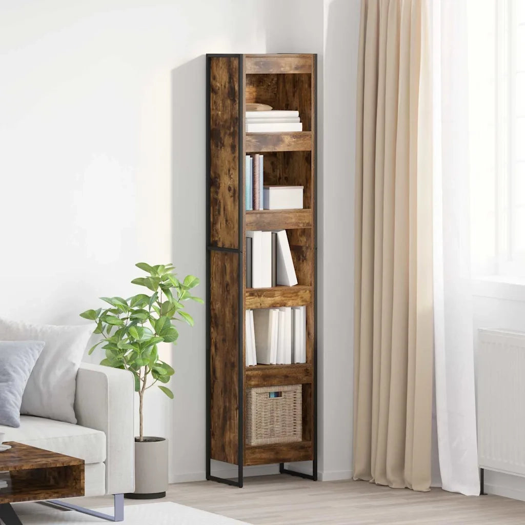 Armadio per Libri Quercia Fumosa 40 x 30 x 189,5 cm 886380