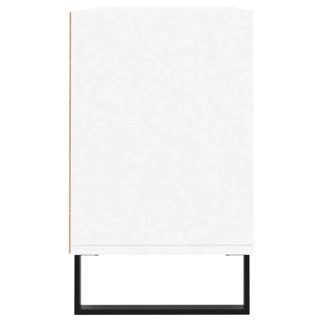 Mobile TV multimediale mensola TV credenza mobile TV sala da pranzo soggiorno camera da letto 103,5 x 30 x 50 cm legno ingegnerizzato bianco 02_0025640