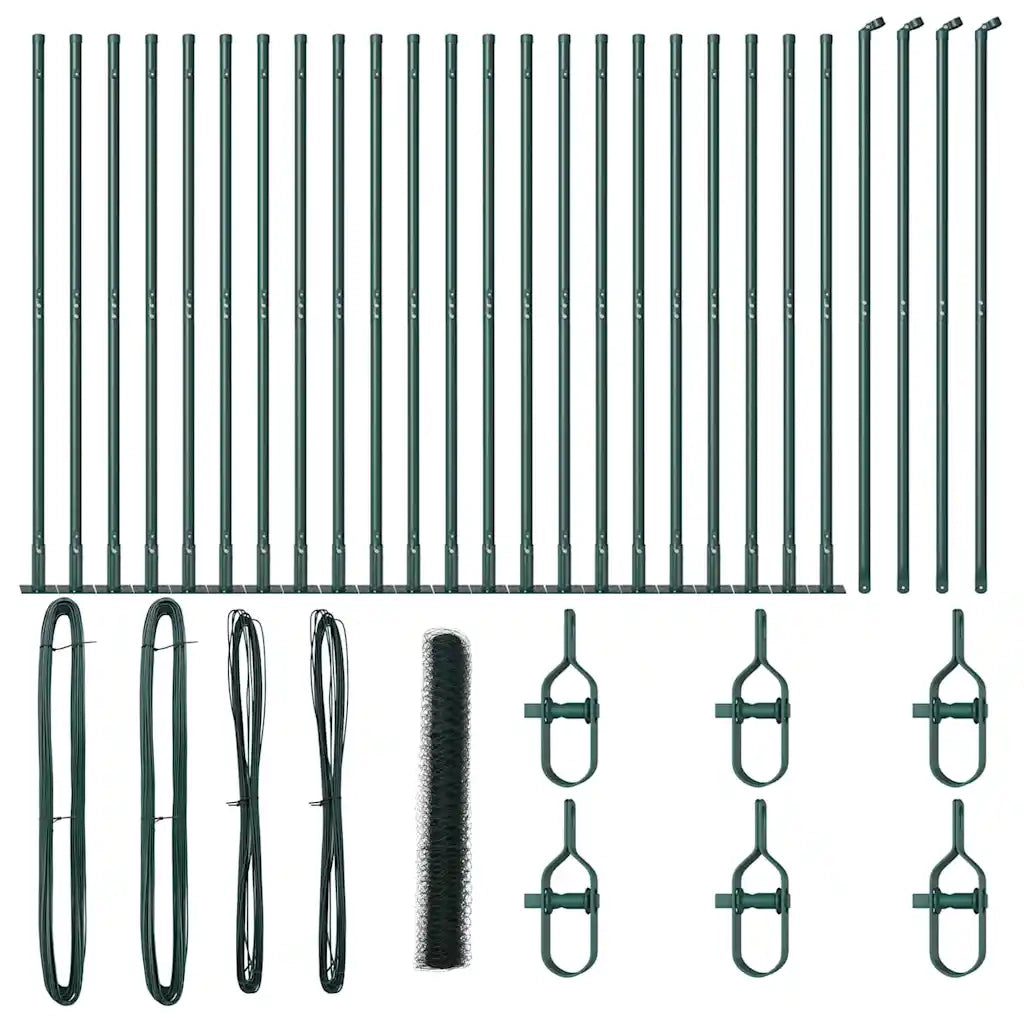 Palo della recinzione Verde 50 x 1,2 m (rete da 36 mm)