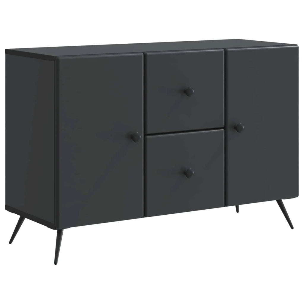 Credenza | Madia | Buffet da pranzo | Armadio da pranzo Nero 89 x 34,5 x 60 cm Legno ingegnerizzato