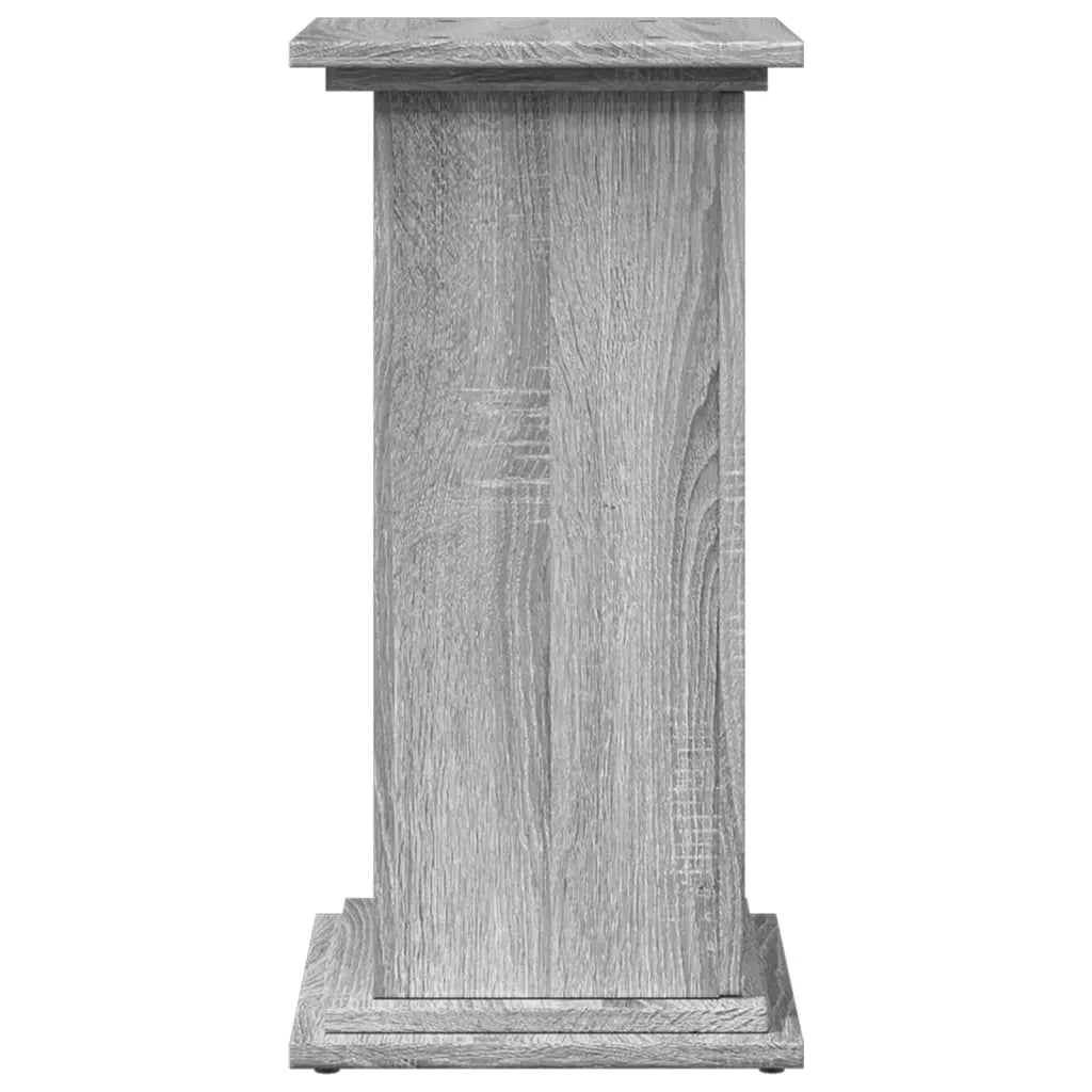 Espositore con Portaoggetti Grigio Sonoma 31x30x60cm Truciolato CFW1593953
