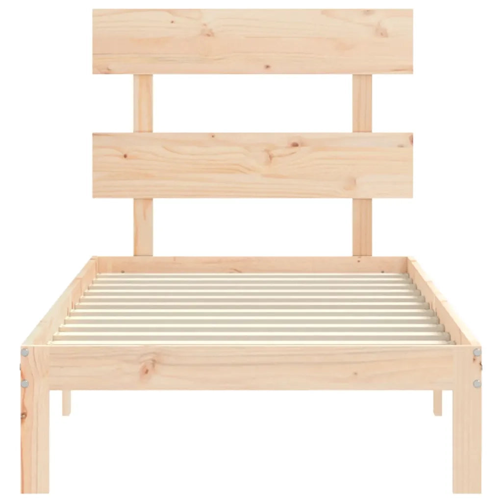 Giroletto con Testiera Small Single in Legno Massello 3193491