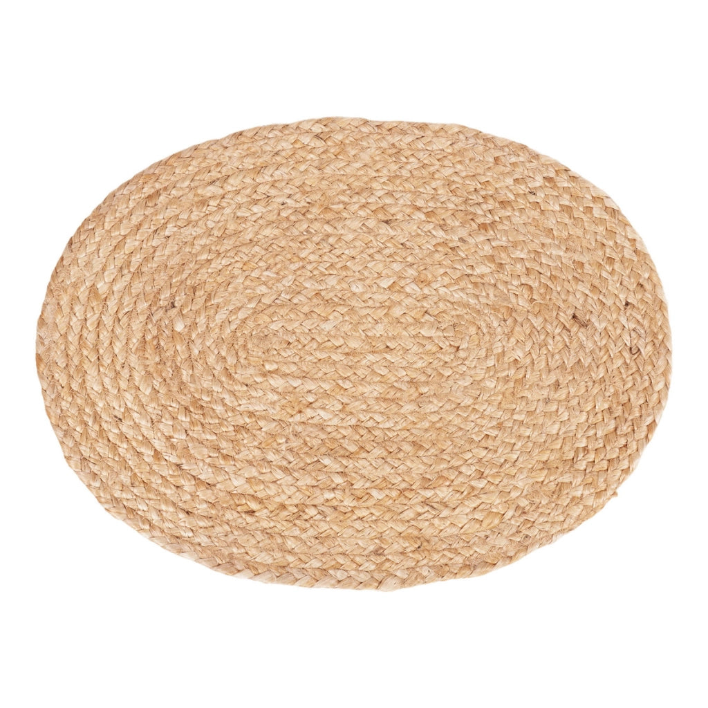 Set di 4 Sottopiatti Bombay, Marrone, Juta, 45x35x0,5 cm