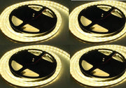 BOBINA STRISCIA STRIP LED 5050 FLESSIBILE 5M ADESIVA LUCE INTERNO ESTERNO IP65 Non applicabile,BIANCO CALDO