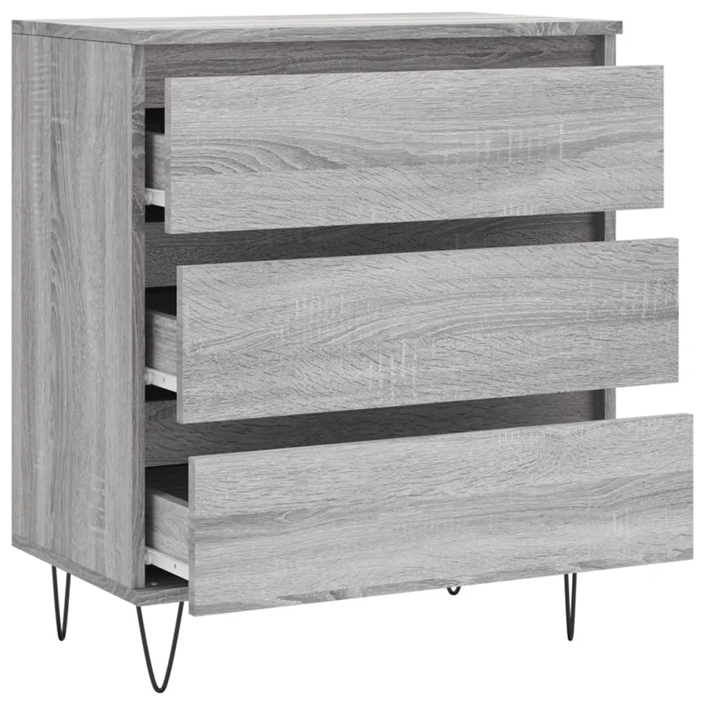 Credenza-Buffet-Armadio da cucina Grigio Sonoma 60x35x70 cm in Legno Multistrato 117576