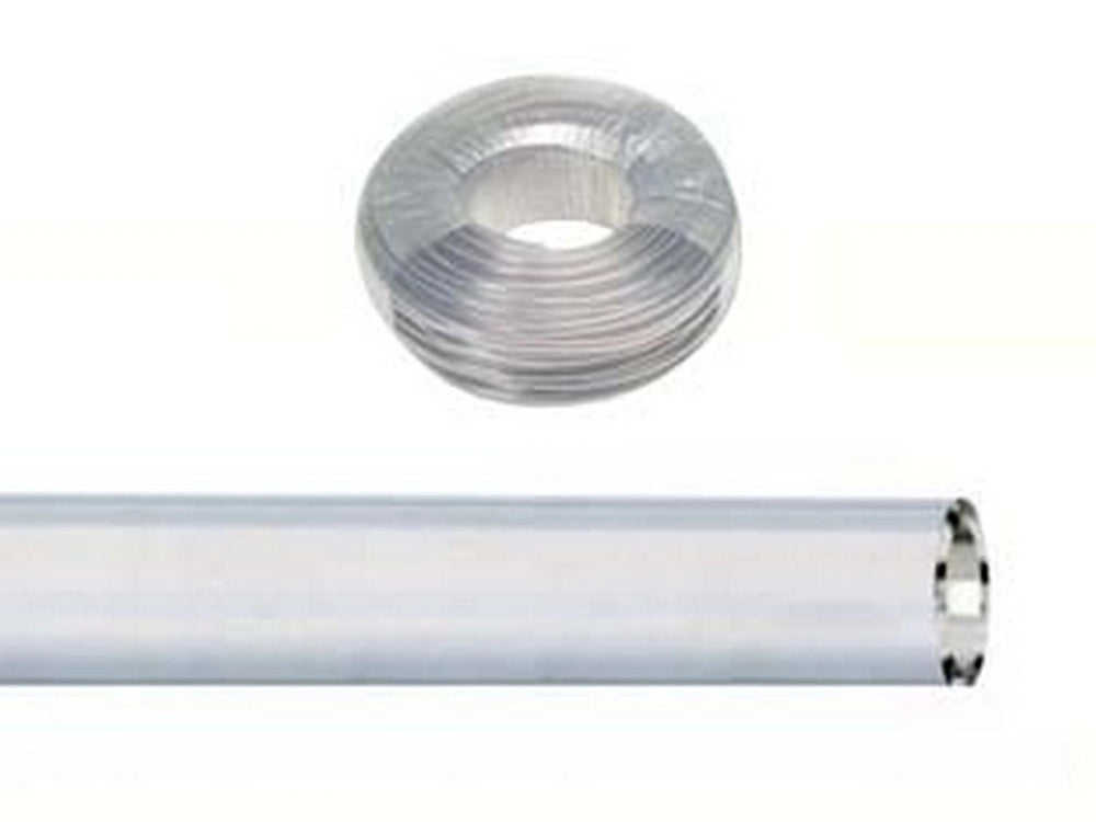 1rotolo tubo livella cristallo alimentare trasparente - ø mm. 12 / 16  rotolo mt. 5 cod:ferx.fer275125