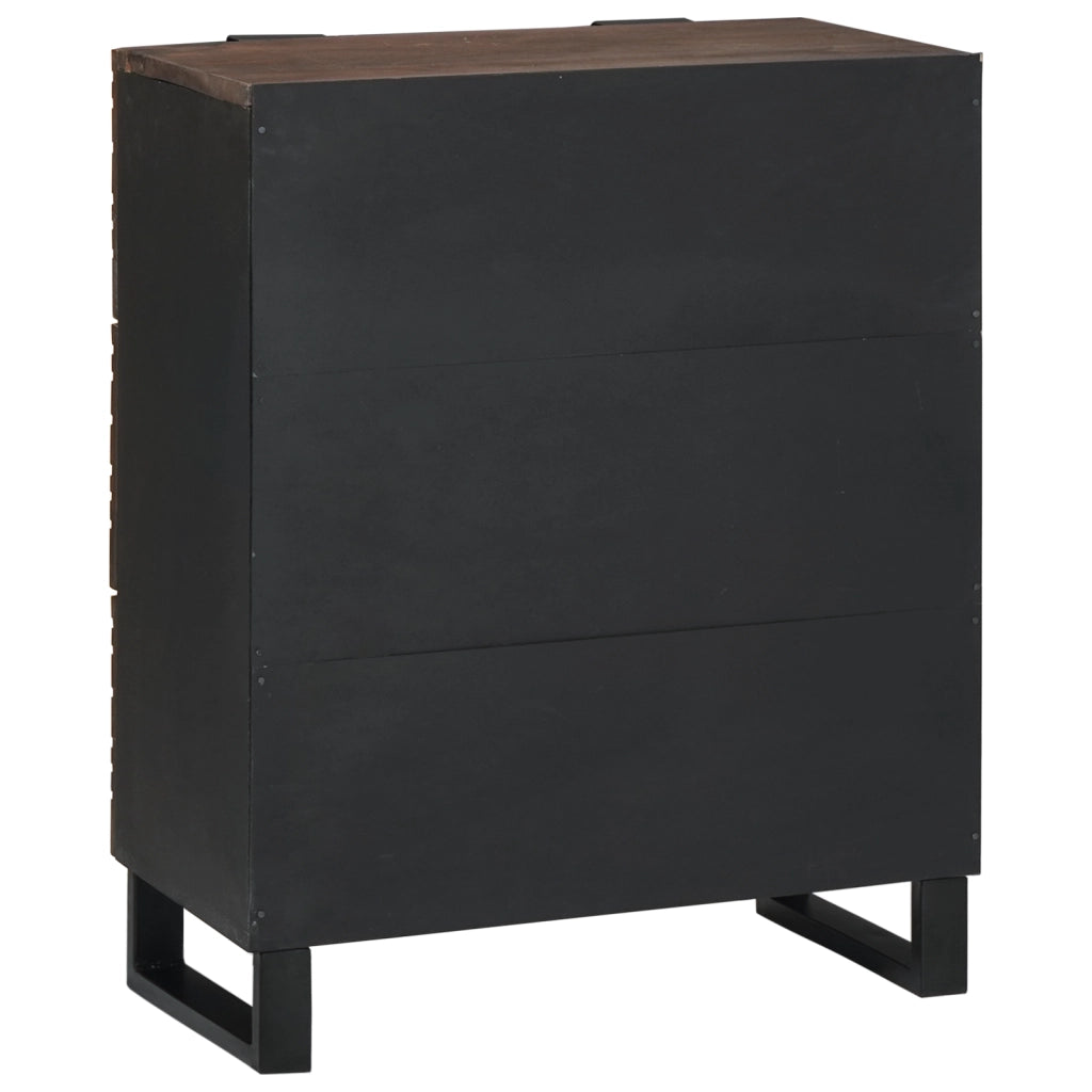 Credenza 60x33,5x75 cm Legno Massello Mango