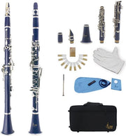 Clarinetto in Bakelite - Verniciatura Antiossidante - Manopola Verniciata - Formato Compattibile - Adatto per Studenti Principianti - Disegno di Apertura Preciso - Lunga Durata - Clarinetto a Blocchi
