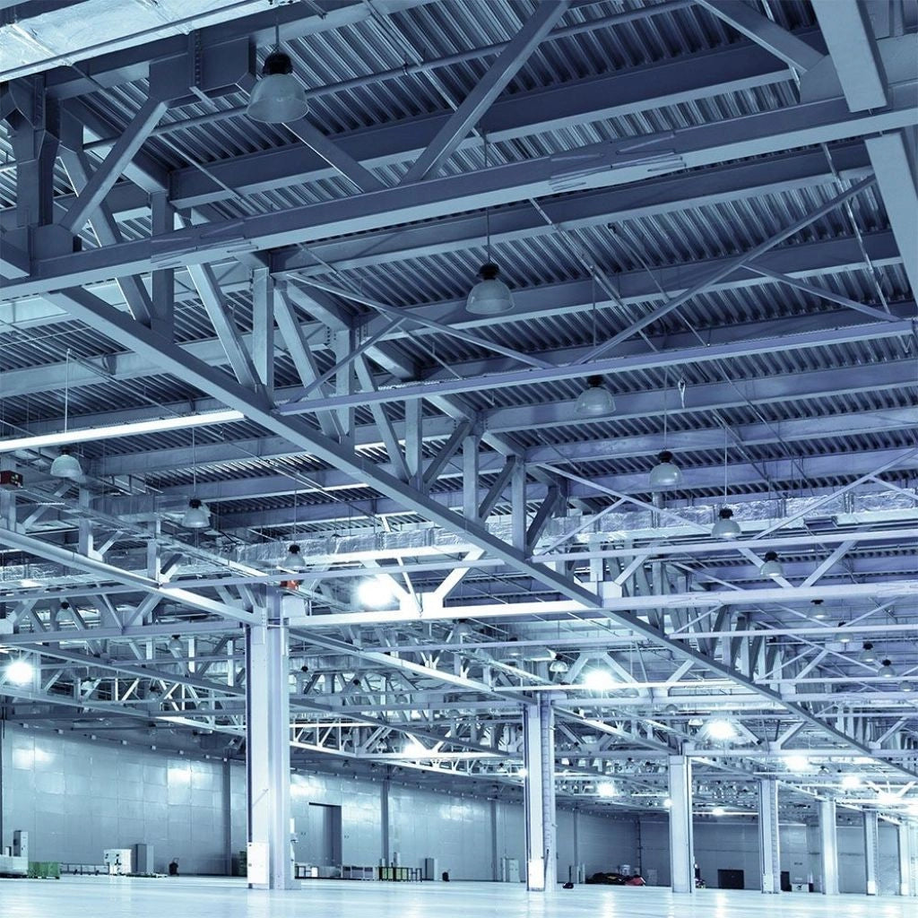 LAMPADA INDUSTRIALE LED UFO SHAPE 100W SMD 120° DIMMERABILE HIGH BAY CHIP SAMSUNG LUCE BIANCA FREDDA - V-TAC