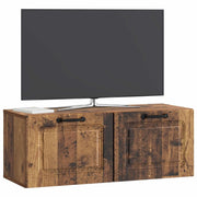 Mobile TV da Muro | Armadietto TV | Mobile Porta TV Legno antico 78,5 x 31 x 30 cm