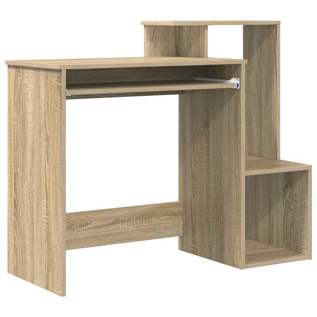 Scrivania | Tavolo da Ufficio Rovere Sonoma 106 x 41 x 88.5 cm Legno multistrato