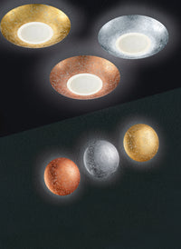 Applique da Interno a LED in Metallo Oro