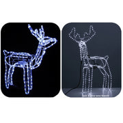 Trade Shop - Renna Con Movimento Luce Luci Led Ip44 Natale Natalizie Decorazioni Addobbi -