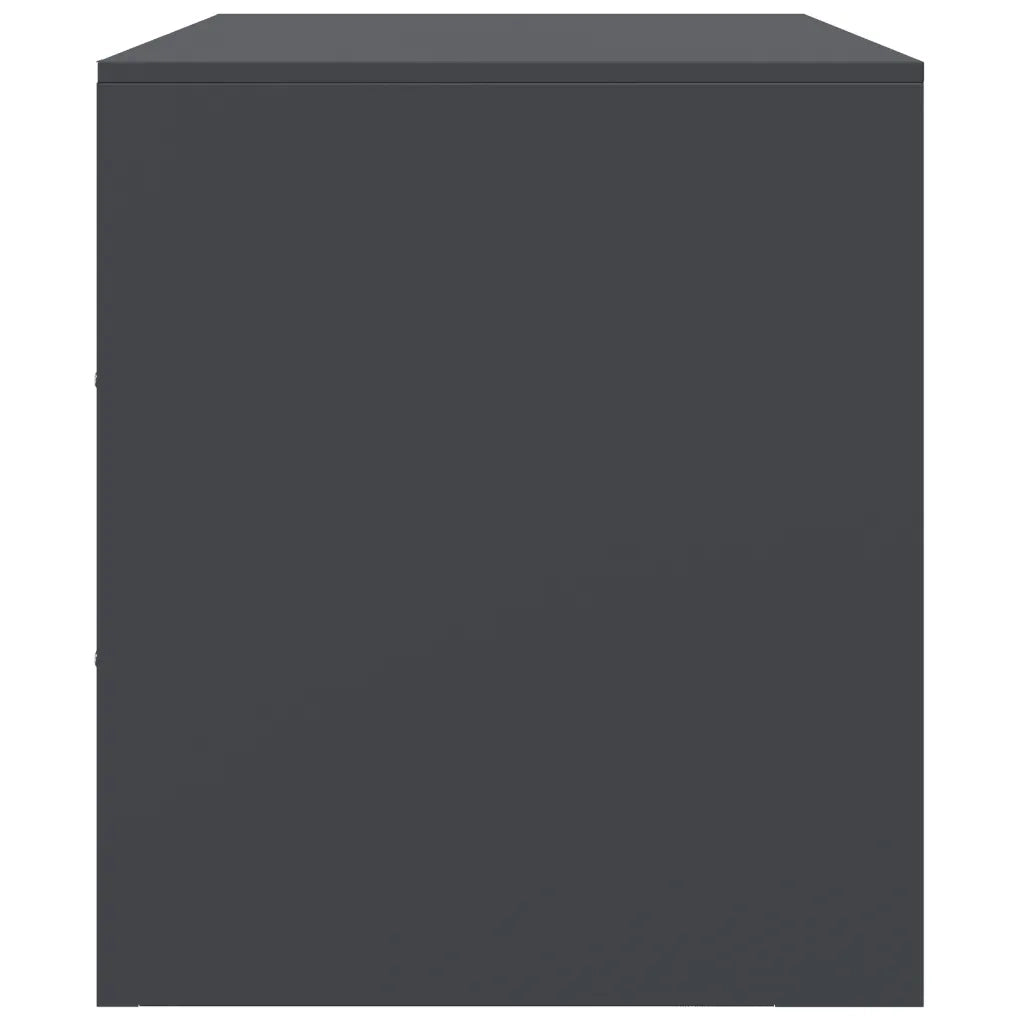 Mobile Porta TV Antracite 99x39x44 cm in Acciaio