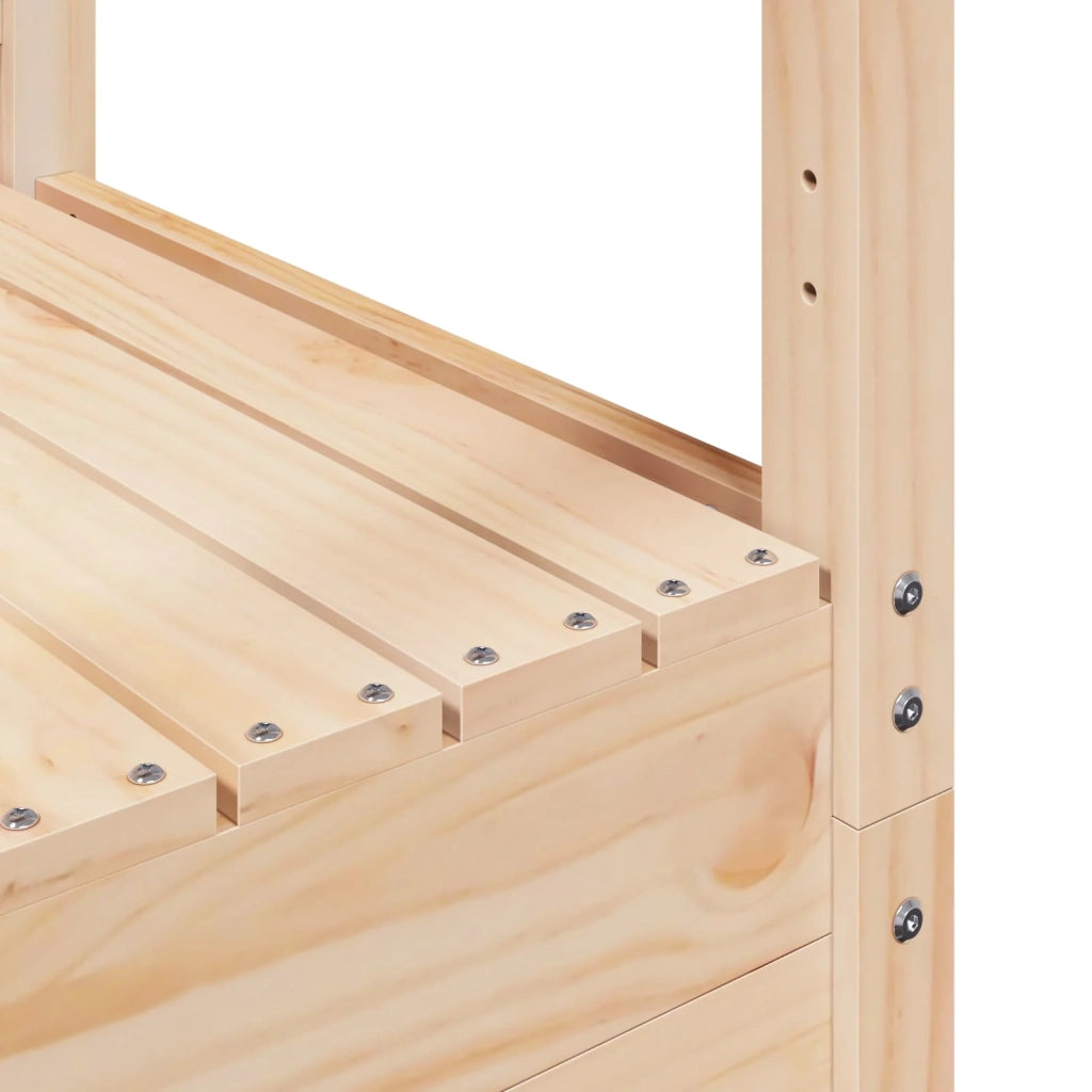 Torre da Gioco per Esterni Naturale Legno di pino massiccio 826532