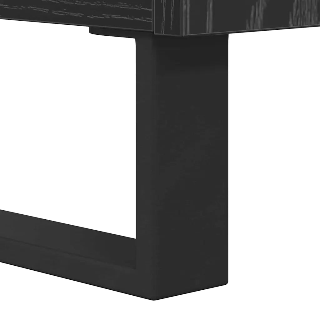 Mobile TV 103,5 x 30 x 50 cm Rovere Nero Legno ingegnerizzato 881928