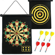 Trade Shop - Tiro A Segno Bersaglio Su Tessuto Magnetico Con 4 Freccette Magnetiche 45 Cm -