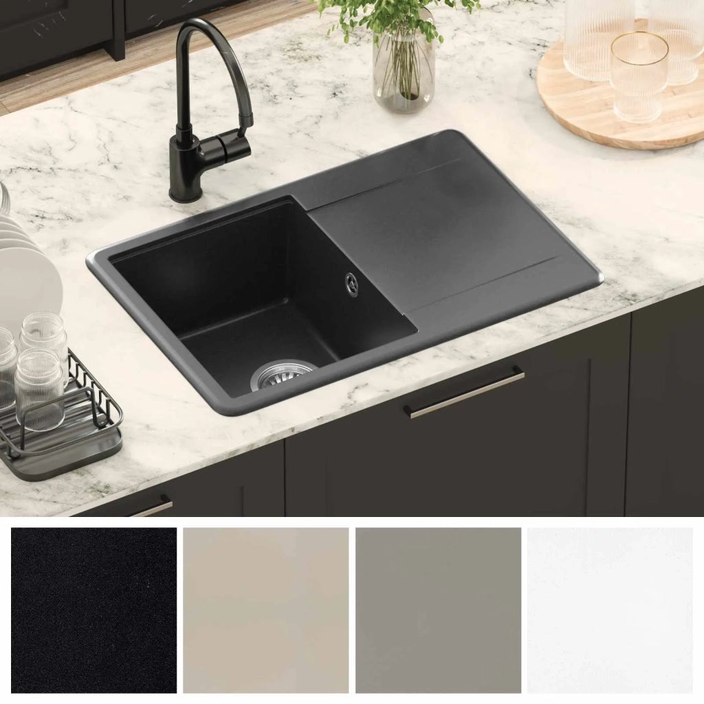 Lavello Nero 670 x 460 mm Granito CFW6688309
