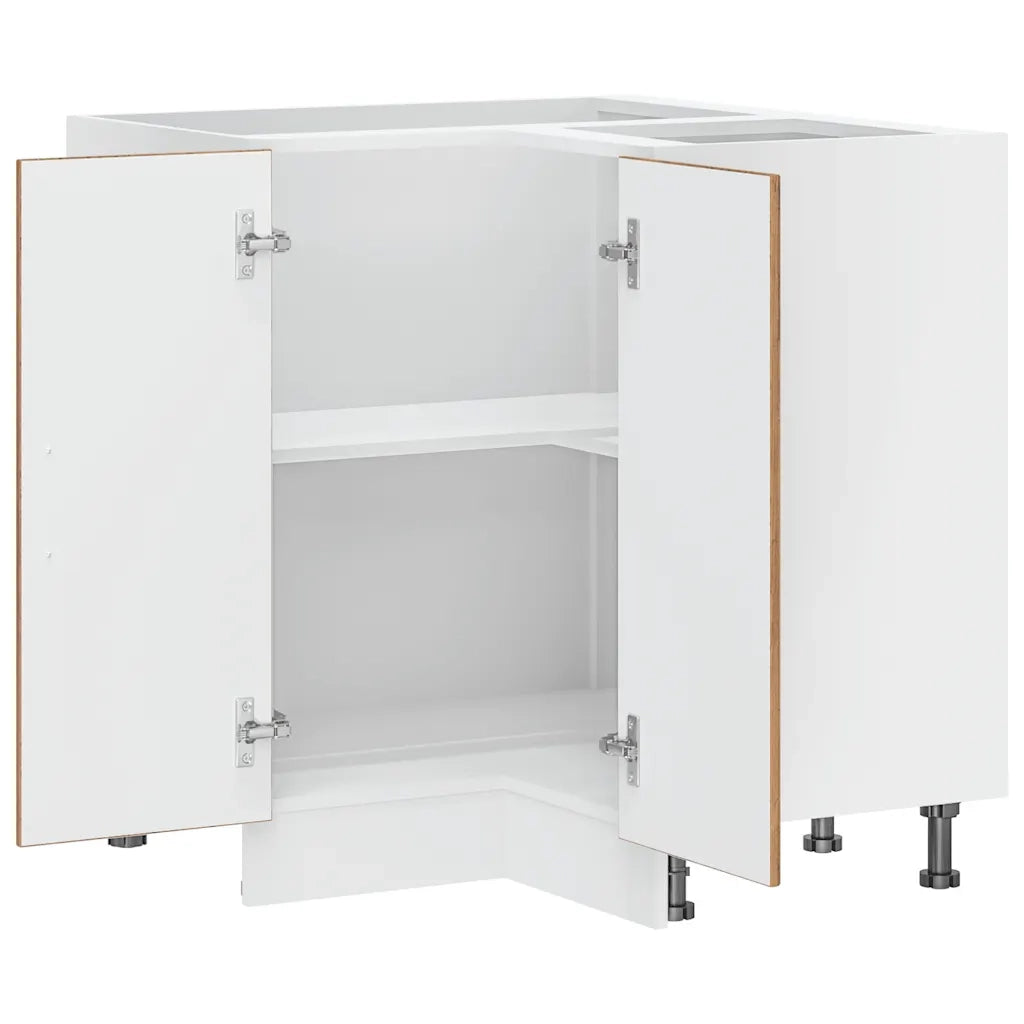 Mobile Base ad Angolo Cucina Kalmar Legno Vecchio in Truciolato 853515