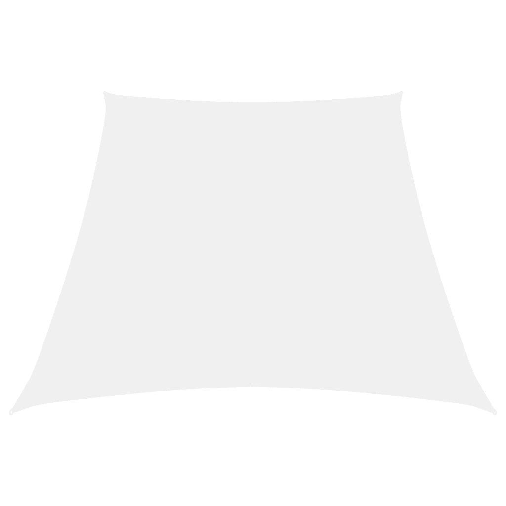 Parasole a Vela in Tela Oxford a Trapezio 3/5x4 m Bianco