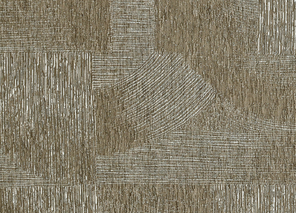 Tappeto Salotto Velour Antiscivolo Disegno Graffio By Suardi - 175x240 - Fango