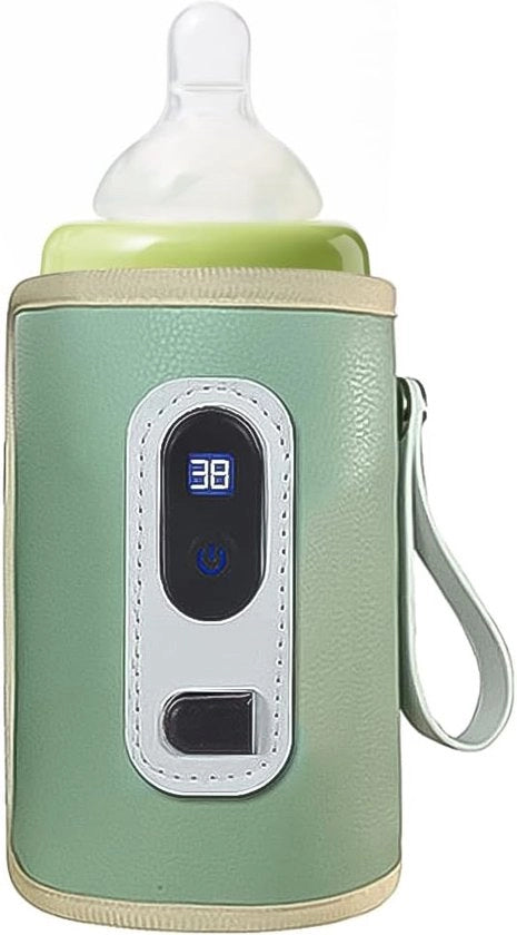 Flessenwarmer Portatile - Flessenwarmer per Viaggio - Senza Fili - Flessenwarmer per Uso Esterno - Rapida Riscaldamento