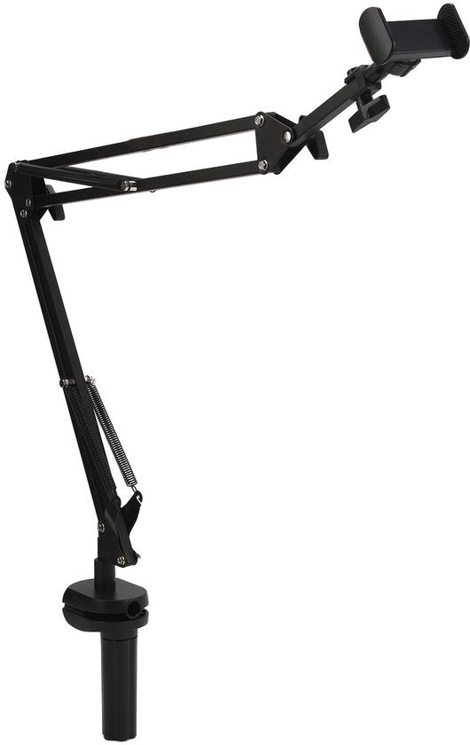 Supporto per smartphone robusto - Onda di urto per telefoni cellulari - Sostegno flessibile - Maniglia in acciaio inossidabile - Massimo 9 cm - Supporto solido per smartphone