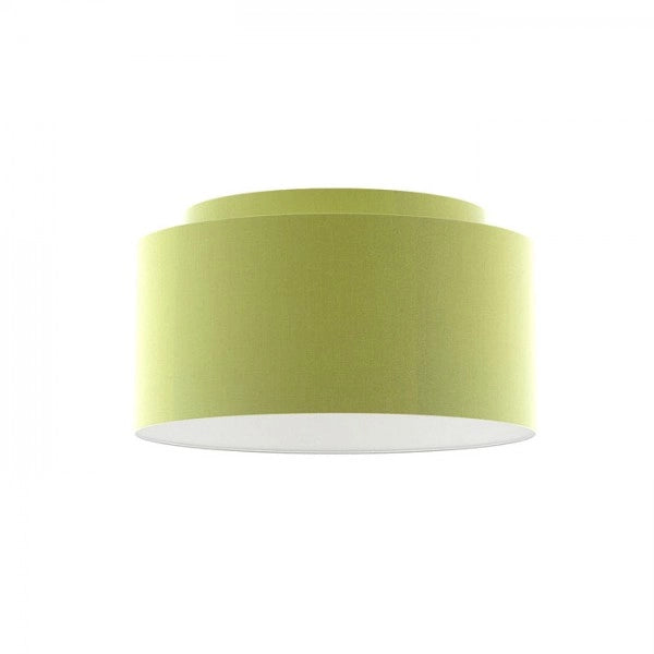 Paralume DOUBLE 55/30 paralume Chintz limetta/PVC bianco max. 23W