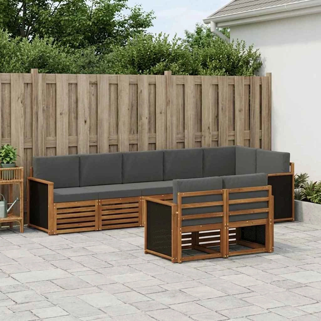 Set di divani da esterno 7 pz 3384493