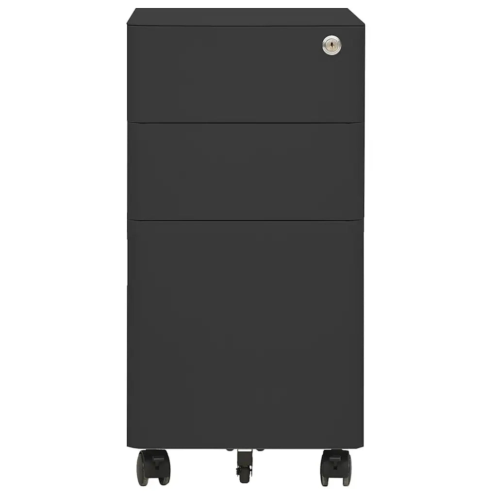 Schedario Mobile Antracite 30x45x59 cm in Acciaio CFW2256887