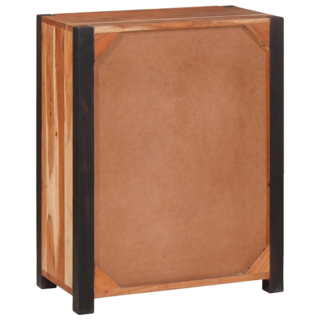 Credenza Marrone 55 x 30 x 75 cm Legno di Acacia Massello 4104008
