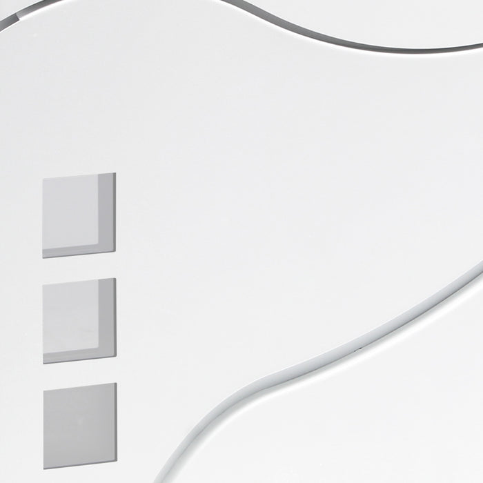 Cassetta postale con vano portagiornale V28 bianco 370 x 105 x 370 mm