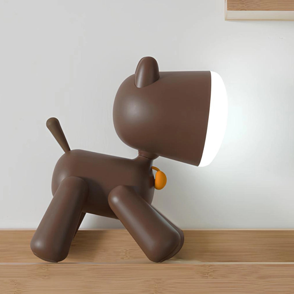 Luce notturna per bambini modello Dog Art Marrone TechKidz