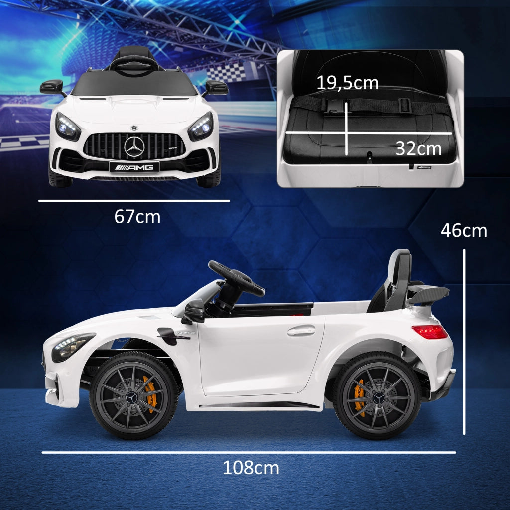 Auto Bambini Elettrica Mercedes ¨C zephmum ¨C Bianco