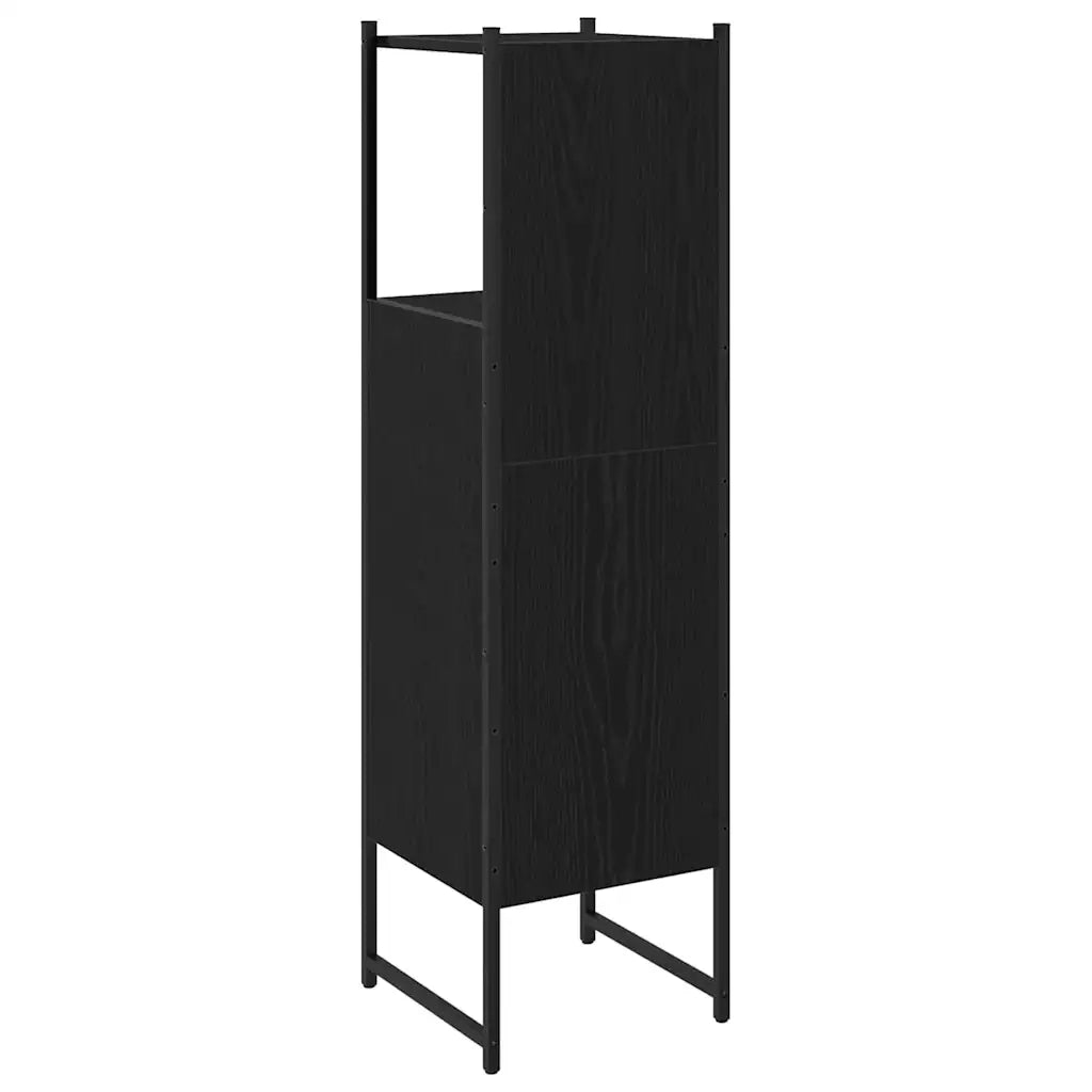Set di mobili per il bagno Rovere Nero 33 x 33 x 120,5 cm 863122