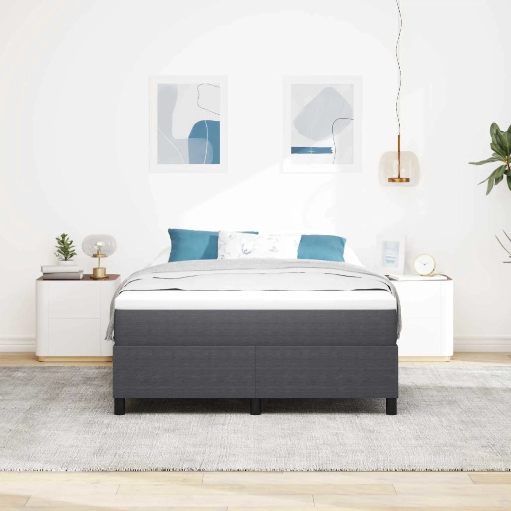 Struttura letto piattaforma Grigio scuro 140 x 200 cm 3337413