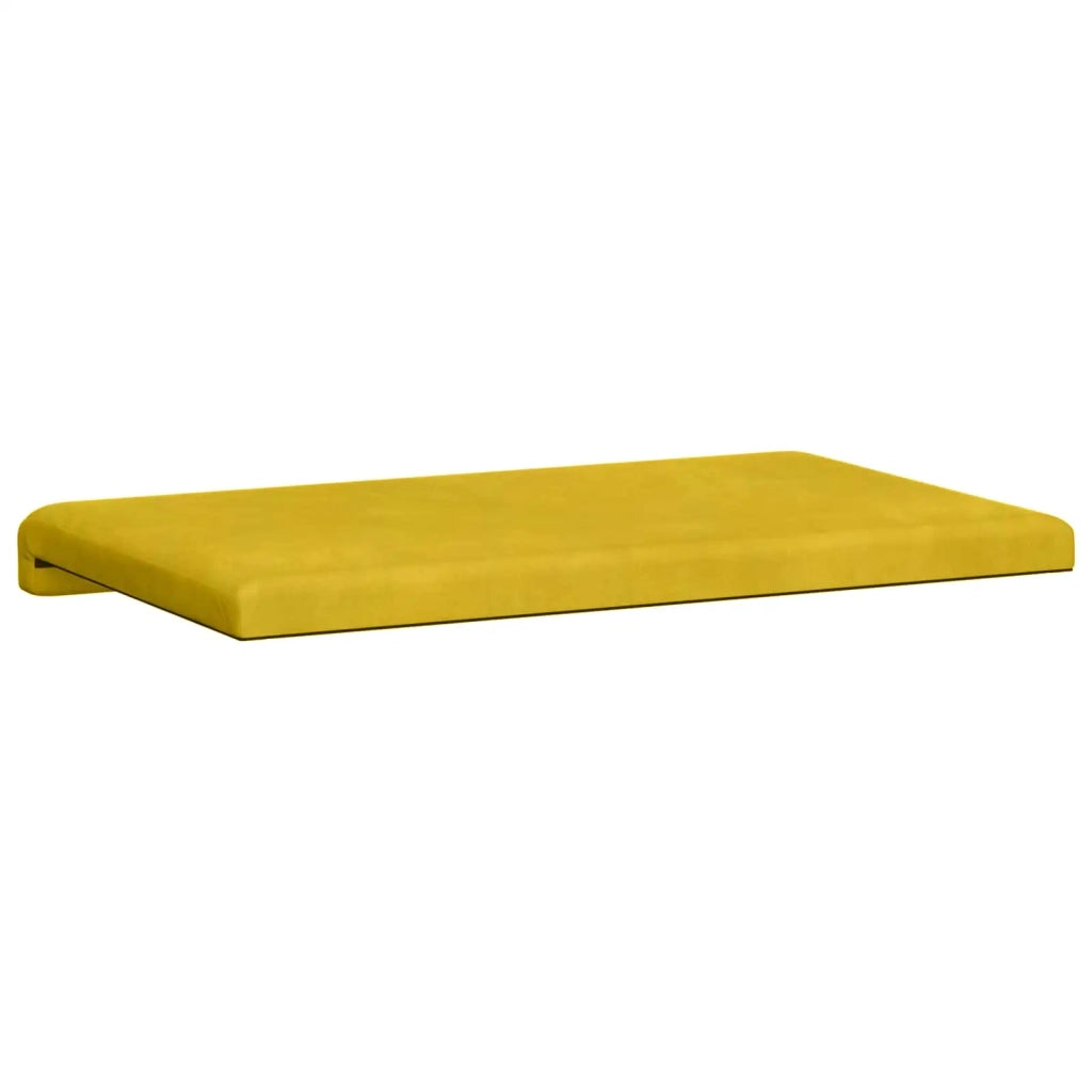 Cuscino per panchina Velluto (V) Giallo Profondità 35 cm 42043182