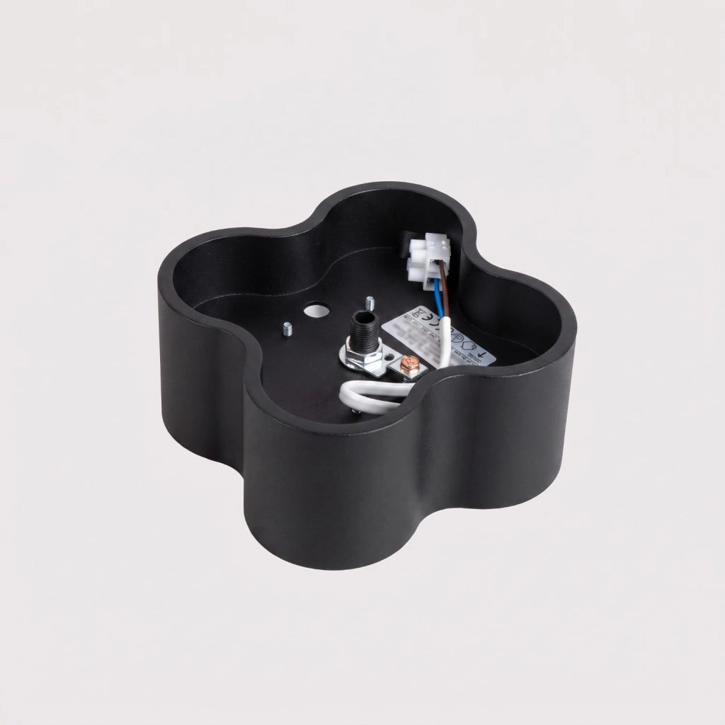 Plafoniera OVIO 1 nera Gx53