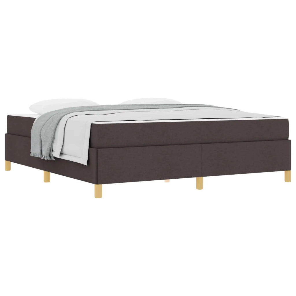 Struttura del letto Marrone Scuro 180 x 200 cm Tessuto 3398958