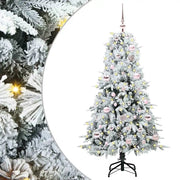 Albero di Natale Artificiale con Rami Pieghevoli Bianco 150 cm 3397473