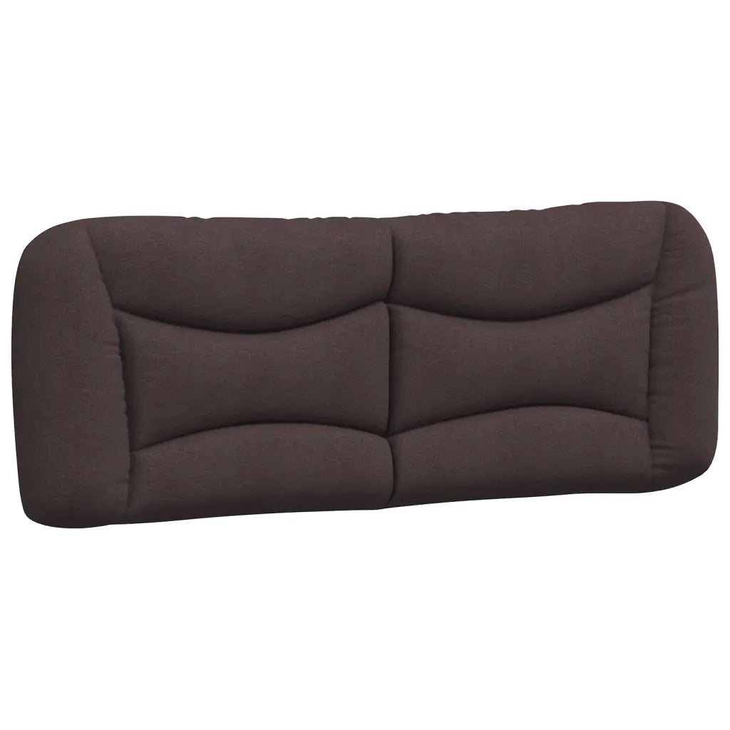 Letto con Materasso Hvar Marrone Scuro 120x200cm Tessuto