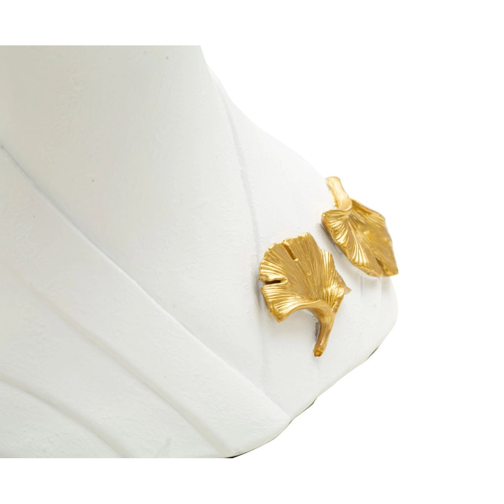 Scultura VKH373, Bianco, Poliresina, 21,5x16x35 cm
