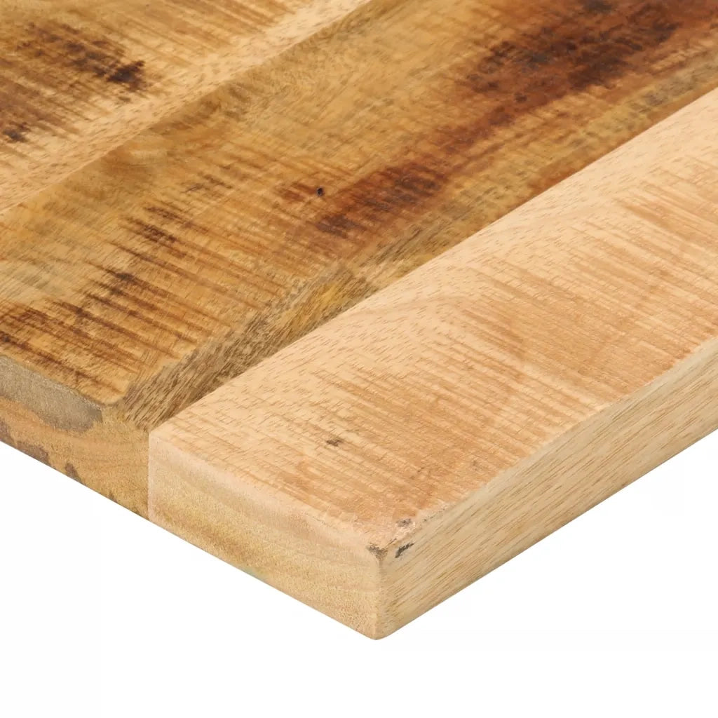 Piano per Tavolo 60x30x3,8cm Rettangolare Legno di Mango Grezzo 371369