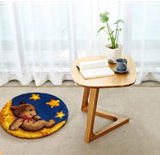 Set di cuscini a knoop - Tappeto a knoop 50 x 36 cm - DIY cuscini a knoop - Set di cuscini a mano - Adatto per bambini/Adulti - Incluso kit di ganci a molla