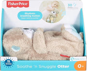 Fisher-Price Lontra Coccola & Relax - Carillon Neonati Succhietto con Movimento Respirazione - Luci e Suoni - Regalo per