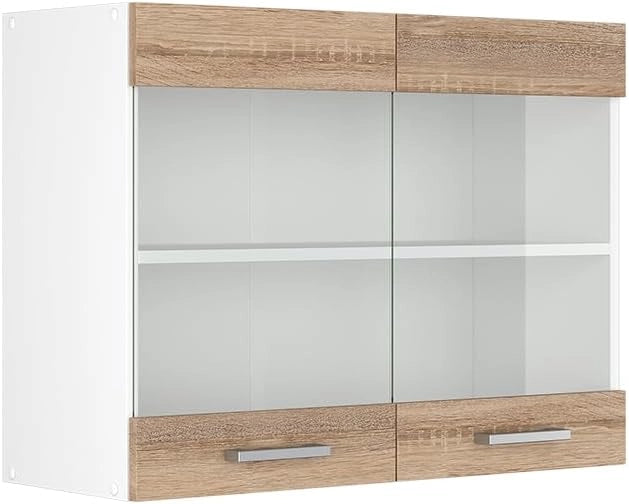Frontale cucina R-Line, Sonoma, 79.2 x 59 cm frontale del mobile per pensile con vetro