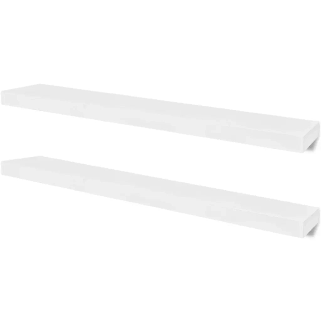 Mensole a Parete 4 pz Bianche 100 cm 275999